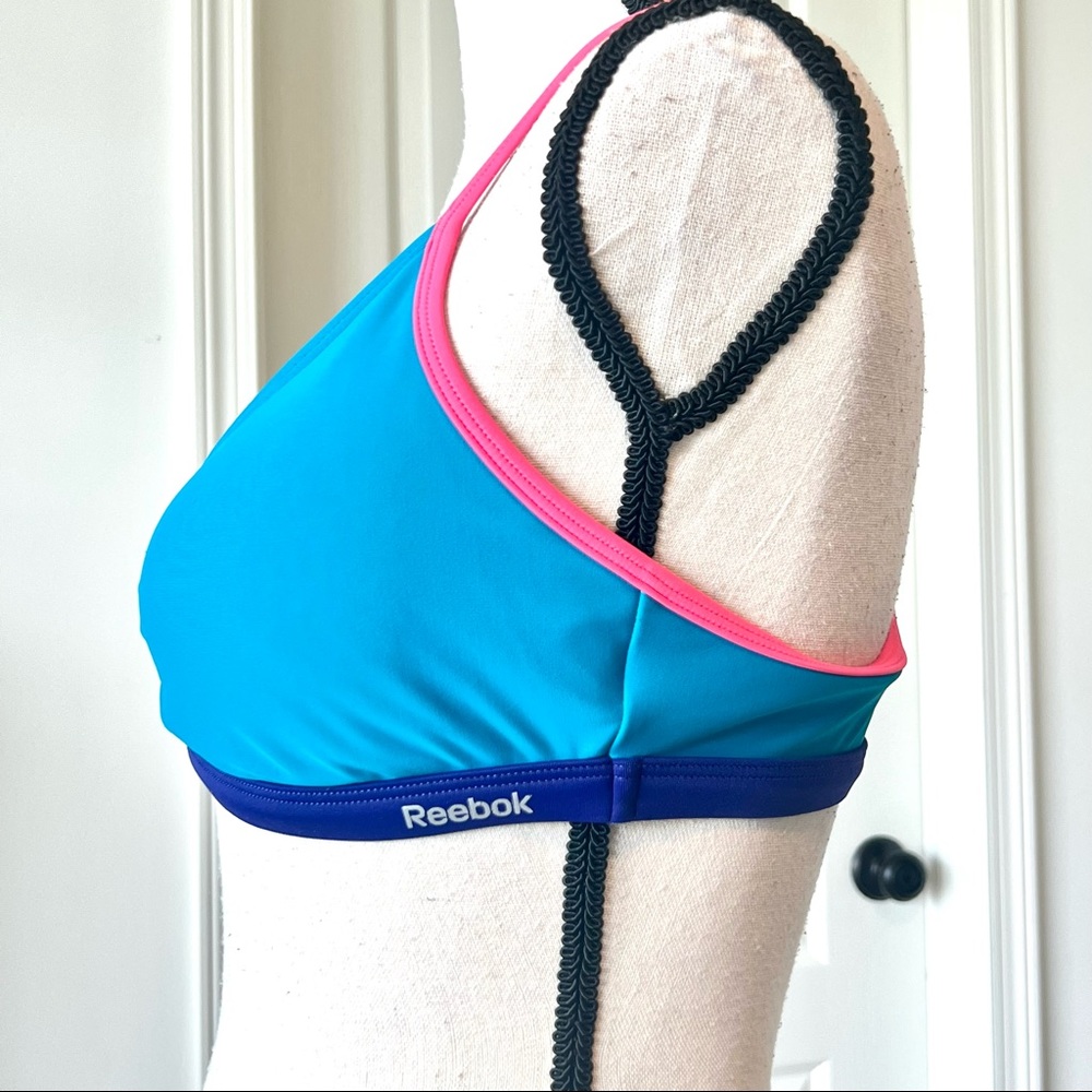 REEBOK Sporty Racer Back Bikini Top—SZ. M/L - Picture 3 of 11